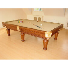 Regenta - Light Walnut Finish & Custom Tan Cloth