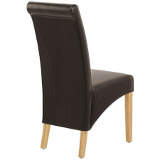 Liberty Dining Chair - Brown Leather
