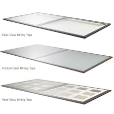 Choice of optional dining tops
