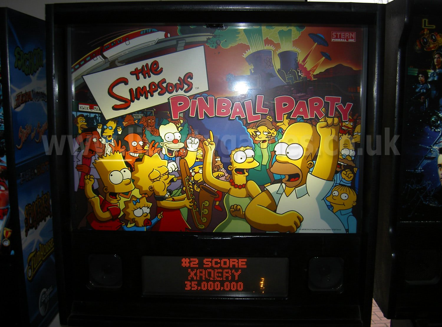 The Simpsons Pinball Party Pinball Machine For Sale Liberty Games