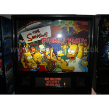Simpsons Party Back Glass