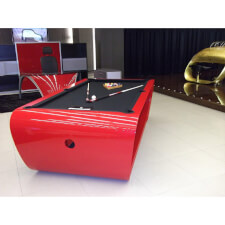 Toulet Blacklight - Red Finish with Black Cloth