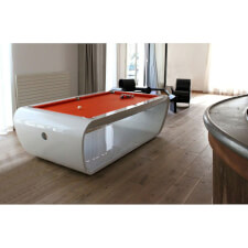 Toulet Blacklight - White Finish with Red Cloth