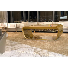 Toulet Blacklight - Gold Finish with Taupe Cloth