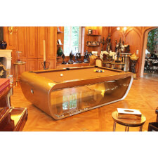 Toulet Blacklight - Gold Finish with Taupe Cloth
