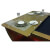 The Blacklight Pool table with a dining top