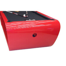 Toulet Blacklight - Red Finish with Black Cloth
