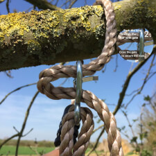 The Garden Games Tree Swing Bench.