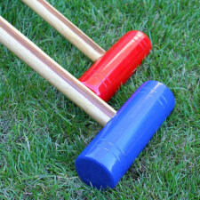 The Garden Games Sandford Croquet Hardwood Mallets.