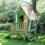 The Garden Games Whacky Tower Play House Side.