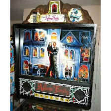 Addams Family Pinbal Back Screen