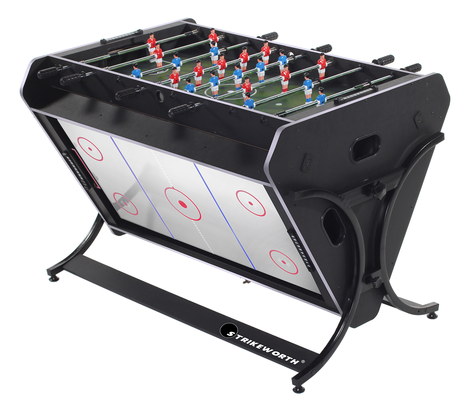 Multi-Games Table 4 In 1  Mini Pool, Push Hockey, Ping Pong, & Foosba –