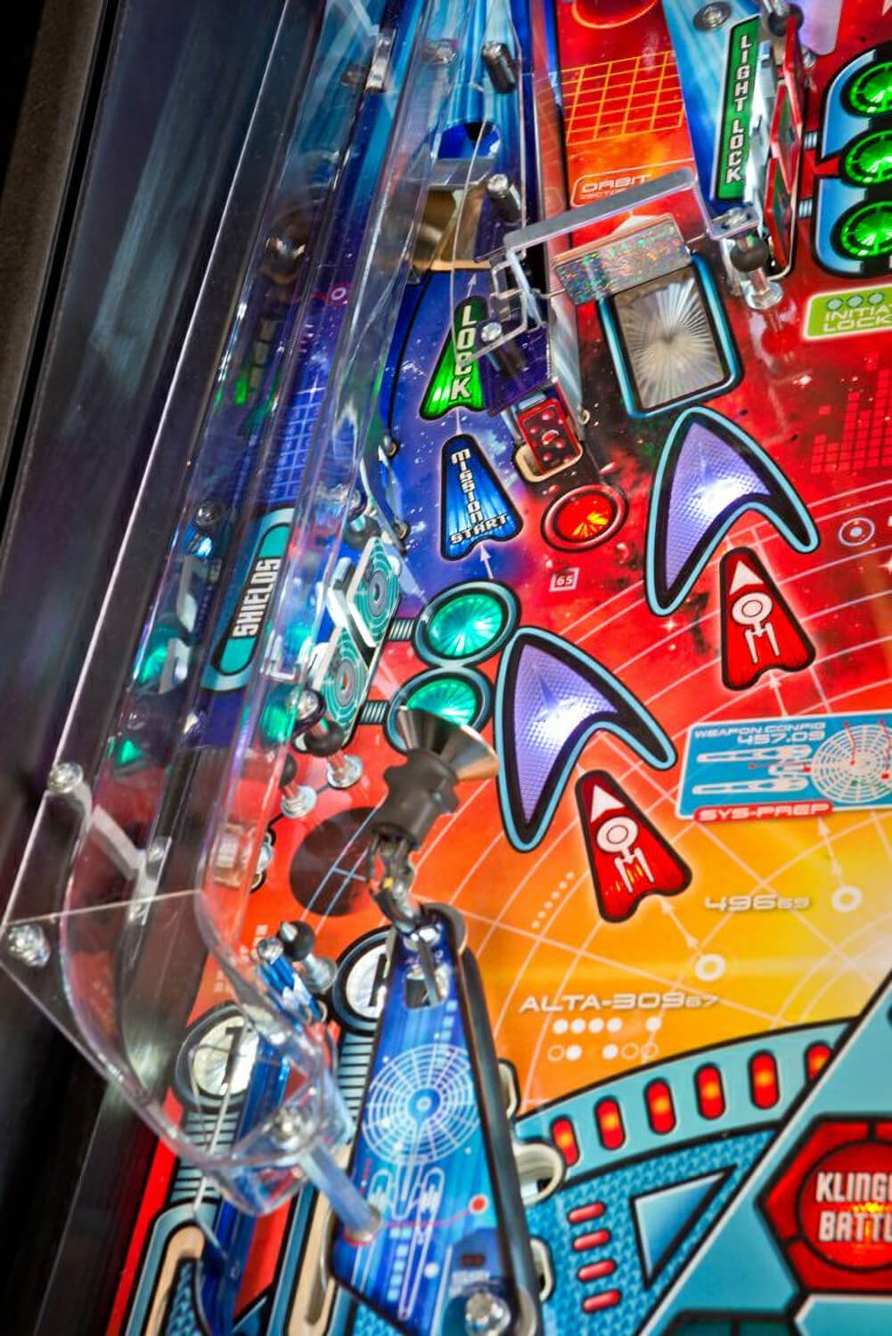 star trek pro pinball machine