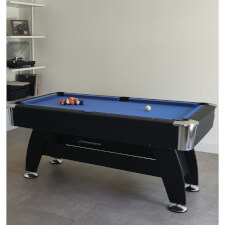 Strikeworth Pro American Deluxe 6ft Pool Table in Blue Finish.