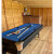Strikeworth Pro American Deluxe 7ft Pool Table in Blue Finish.