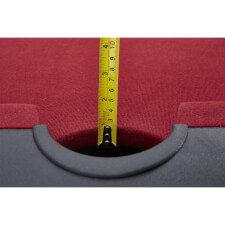 The bed depth on the Pro American.