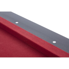 The Pro American pool table rail and cushion.