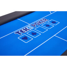 The baize on the Tekscore folding poker table.