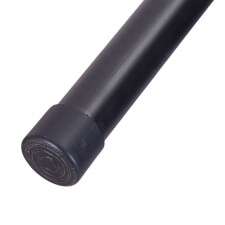 The non-slip feet on the folding poker table.