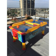 The WIK Shark installed on an outdoor terrace by Liberty Games.