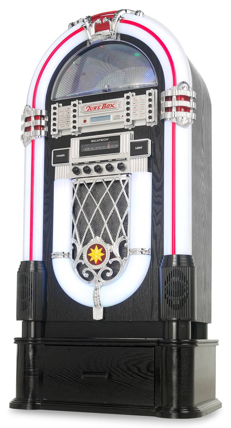 Black/Dark Colour Juke box Plinth is Compatible with RR2000 and RR3000 Ricatech Jukebox Models Ricatech Wooden Jukebox Stand Black/Dark Colour Juke box Plinth is Compatible with RR2000 and RR3000 Ricatech Jukebox Models Ricatech Wooden Jukebox Stand