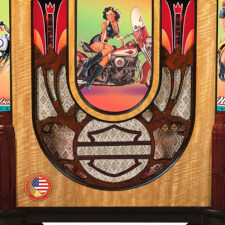 Harley Davidson American Beauties Jukebox Bottom.