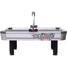 The Typhoon air hockey table side view