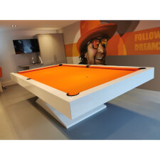 The Zen in white with Orange cloth.