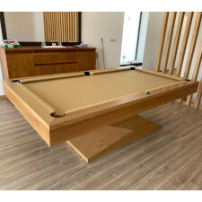 The Zen in Oak with camel cloth.