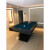 The Zen Slate Bed Pool Table With Black Matte Finish and Petrol Blue Elite Pro Cloth.