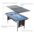 Tekscore folding pool table features.