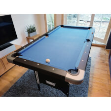 The Tekscore Folding Leg Pool Table & Table Tennis Top