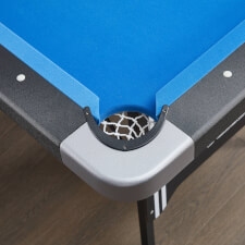 The corner and pocket.