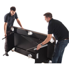 Tekscore being folded