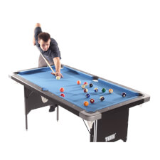 Tekscore folding pool table with table tennis top