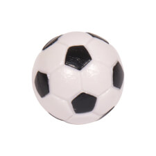 Strikeworth black and white foosballs