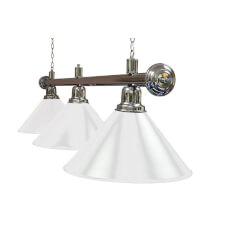 The Strikeworth chrome lighting bar in white.
