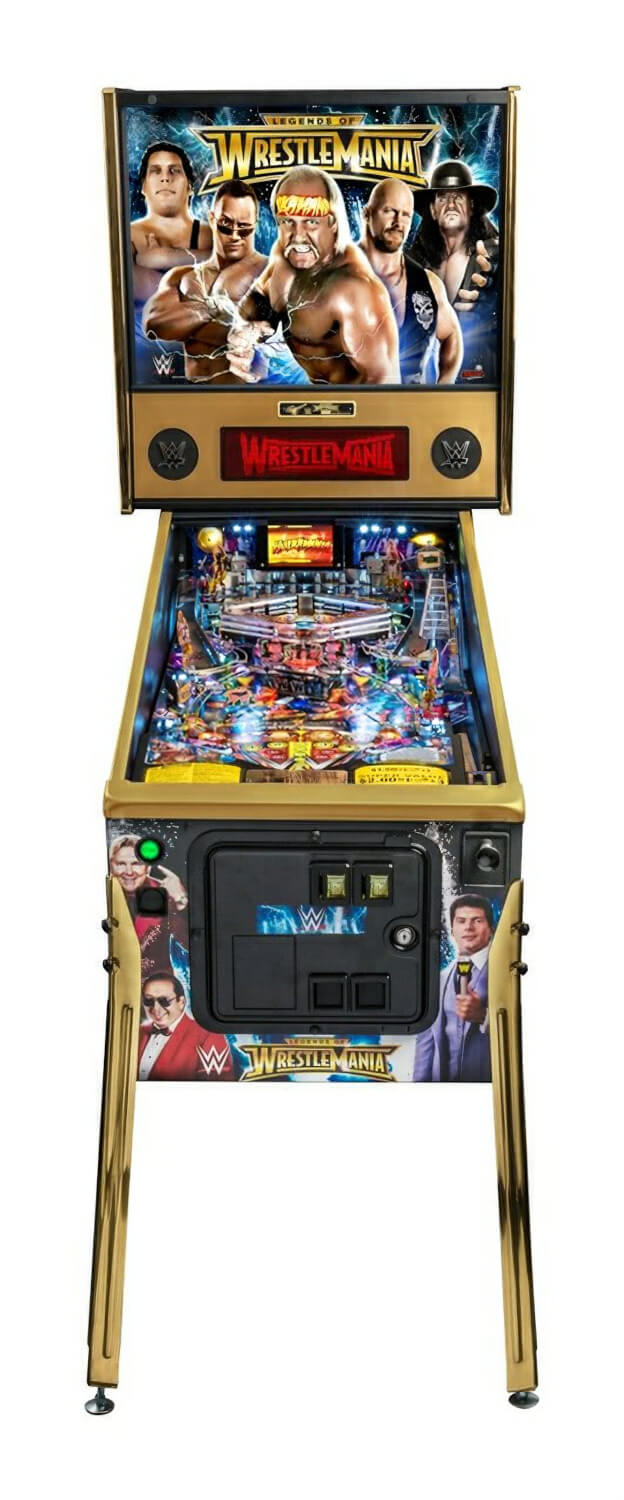 Stern WWE Wrestlemania LE Pinball Machine For Sale Liberty Games