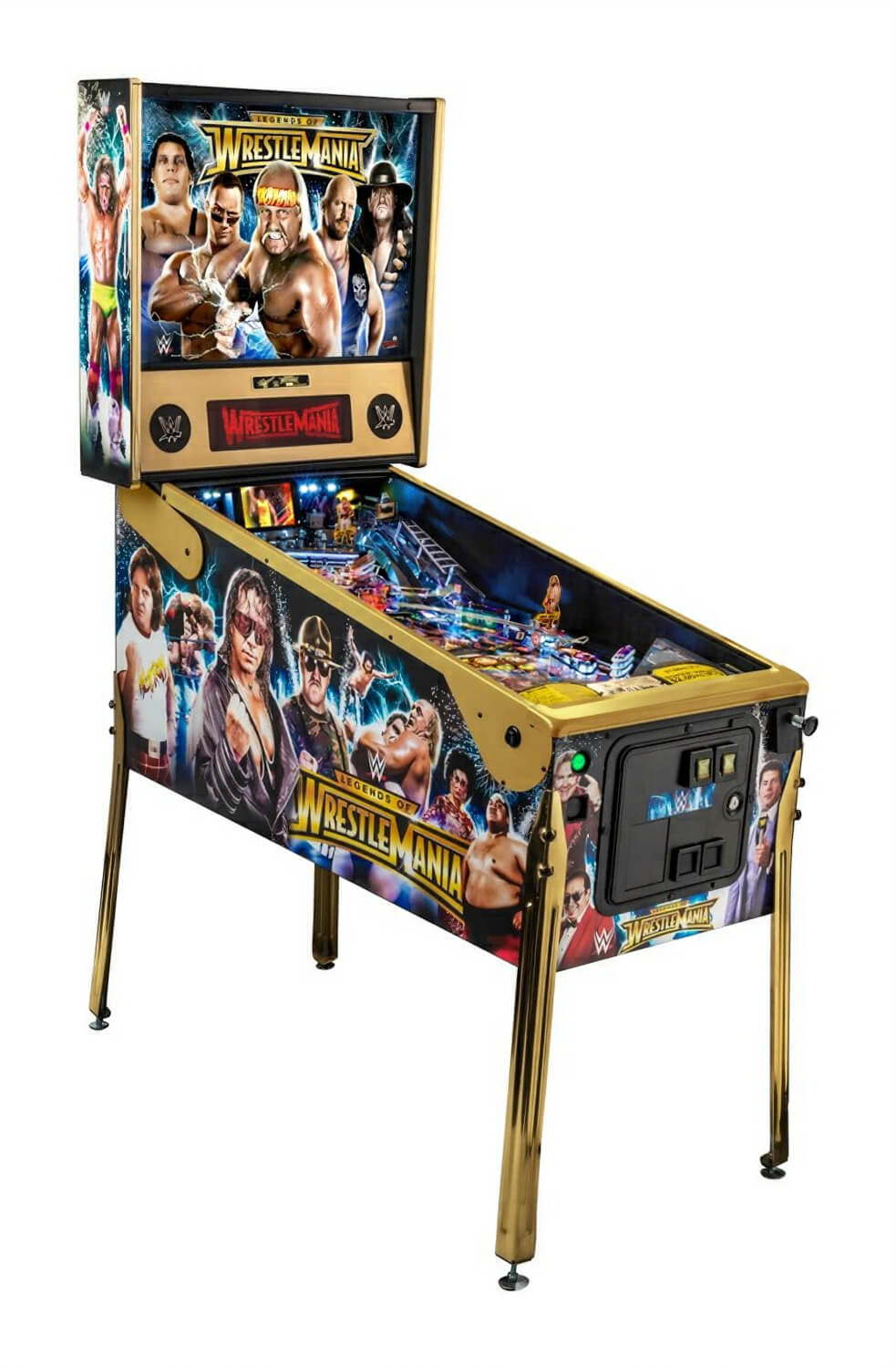 Stern WWE Wrestlemania LE Pinball Machine For Sale Liberty Games