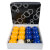 Competition 2 inches blue and yellow balls.
