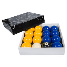 Competition 2 inches blue and yellow balls.