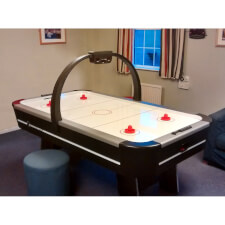 A Pro Ice in white installed in a school common room