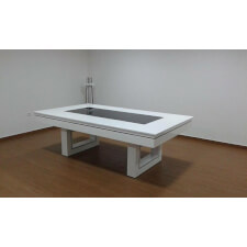 The Monaco slate bed pool table with tops fitted