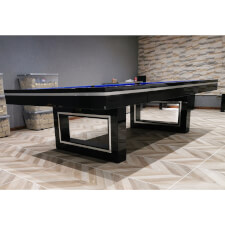 The leg design on the Monaco pool table