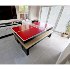 The Monaco Slate Bed Pool Table With Tennis Top.
