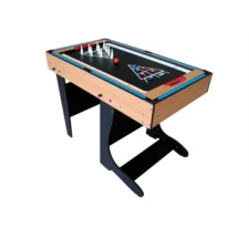 The M4B-1F with shuffleboard playfield set up