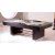 Monaco slate bed pool table with glass tops