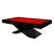 The Xtreme slate bed pool table in black