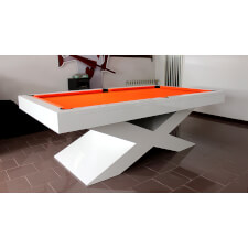 The Xtreme Glossy White With Orange Cloth Colour.