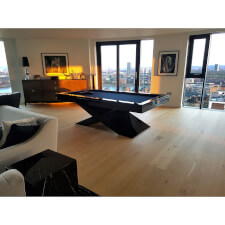 The Xtreme pool table installed in an apartment